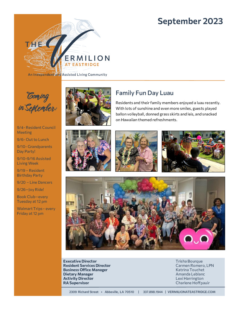 thumbnail of The Vermillion September 2023 Newsletter